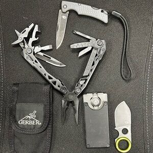 Gerber Multi-Tool and knives bundle